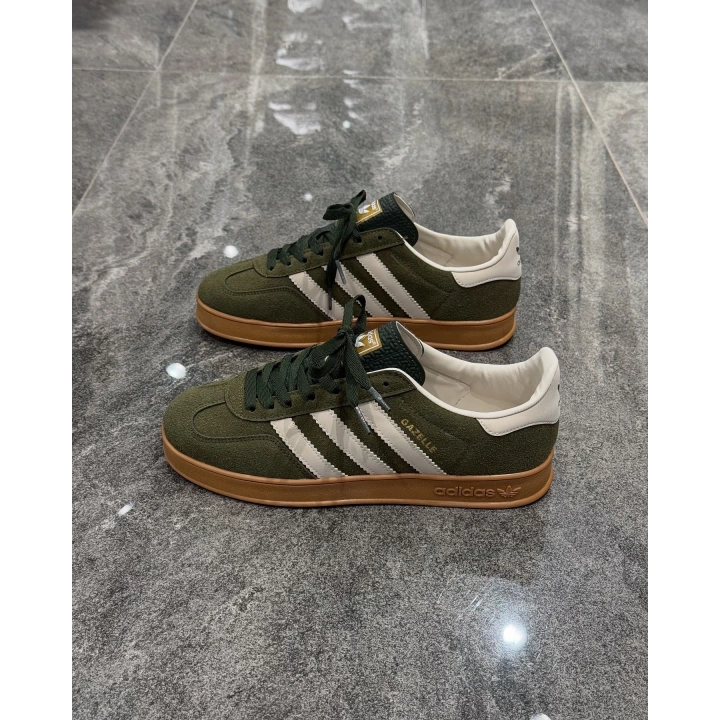 Adidas Gazelle Yağ Yeşili Beyaz