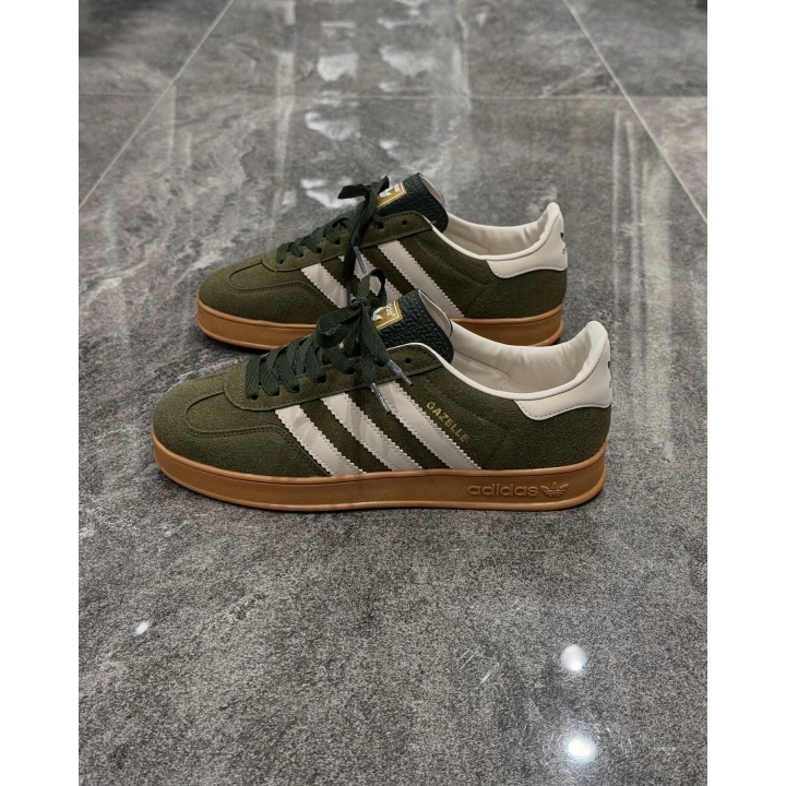 Adidas Gazelle Yağ Yeşili Beyaz