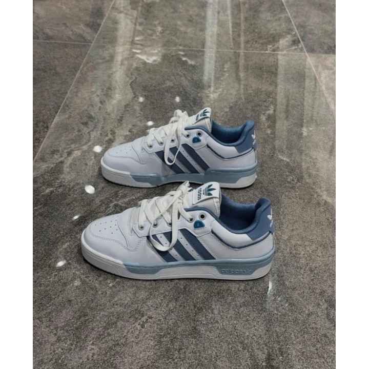 Adidas Low 86 Beyaz Buz Mavi Detaylı Spor Ayakkabı