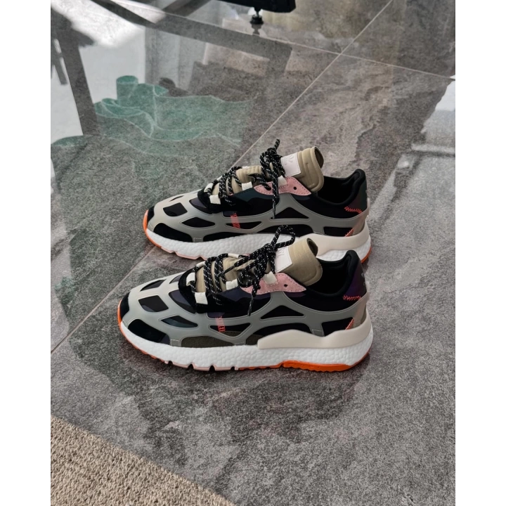 Adidas Nite Jogger Haki Siyah Detaylı