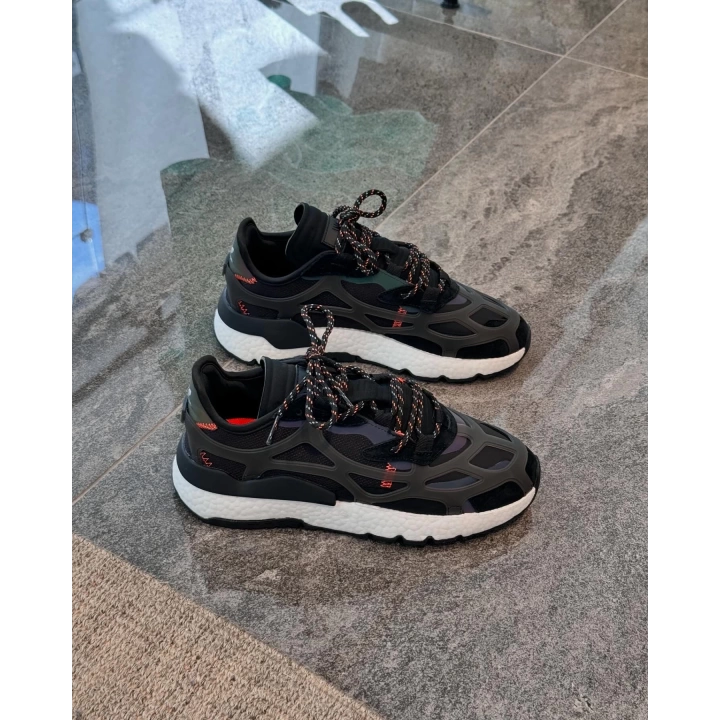 Adidas Nite Jogger Siyah Detaylı