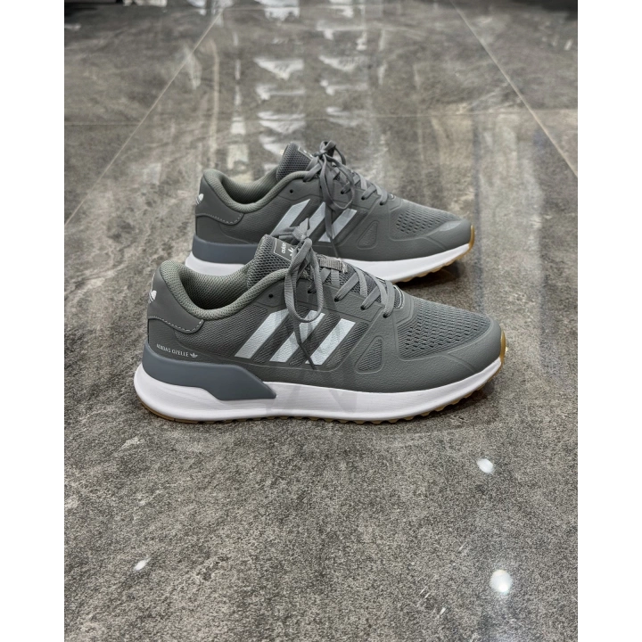 Adidas Ozelle Gri Beyaz Detaylı Spor Ayakkabı