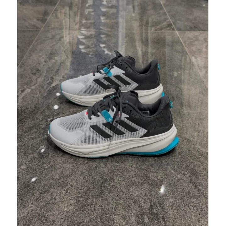 Adidas Rıse 5.0 Beyaz Gri Mavi Detaylı