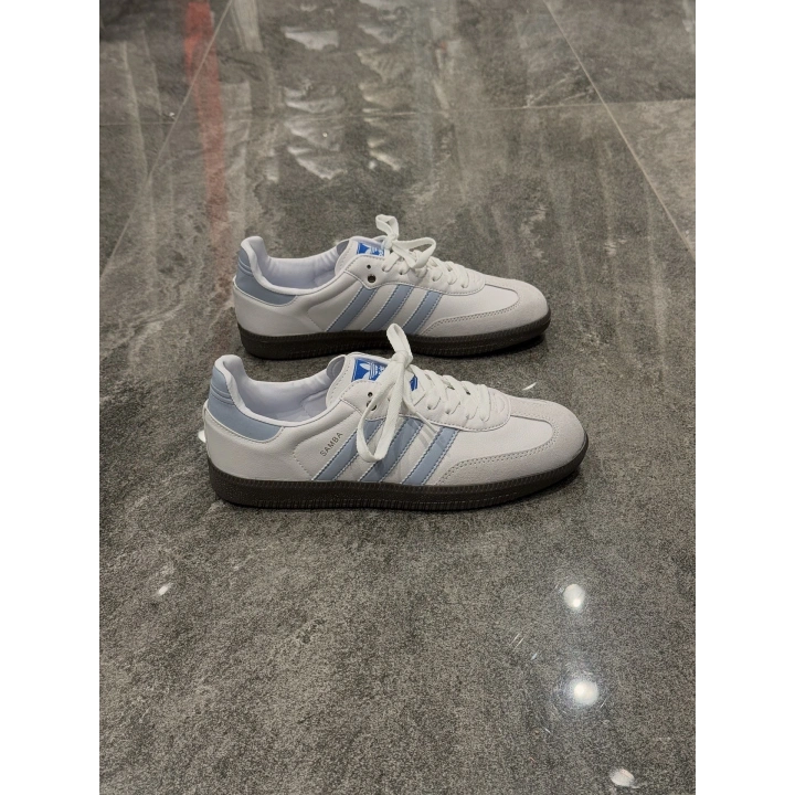 Adidas Samba Beyaz Bebe Mavi