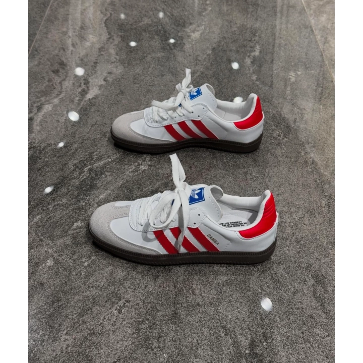 Adidas Samba Beyaz Kırmızı Spor Ayakkabı