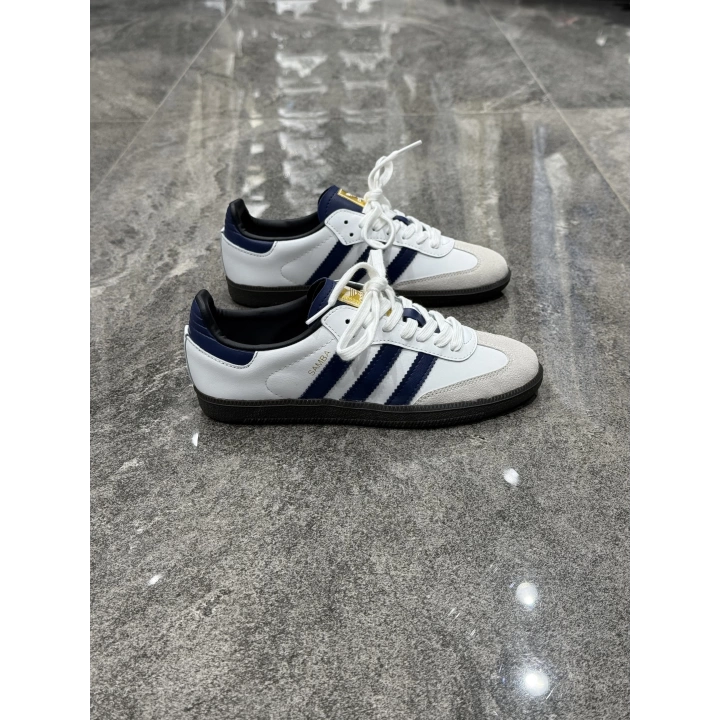 Adidas Samba Beyaz Lacivert Spor Ayakkabı