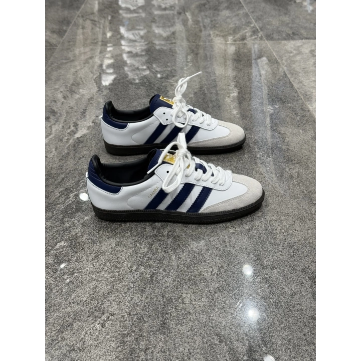 Adidas Samba Beyaz Lacivert Spor Ayakkabı