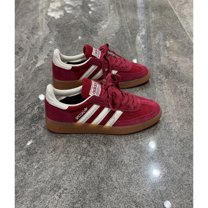 Adidas Spezial Bordo Krem Süet Detaylı Spor Ayakkabı