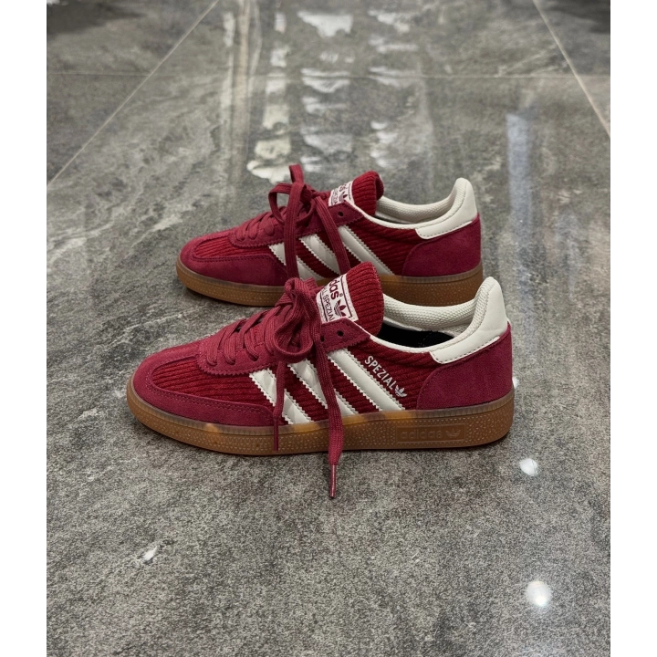 Adidas Spezial Bordo Krem Süet Detaylı Spor Ayakkabı