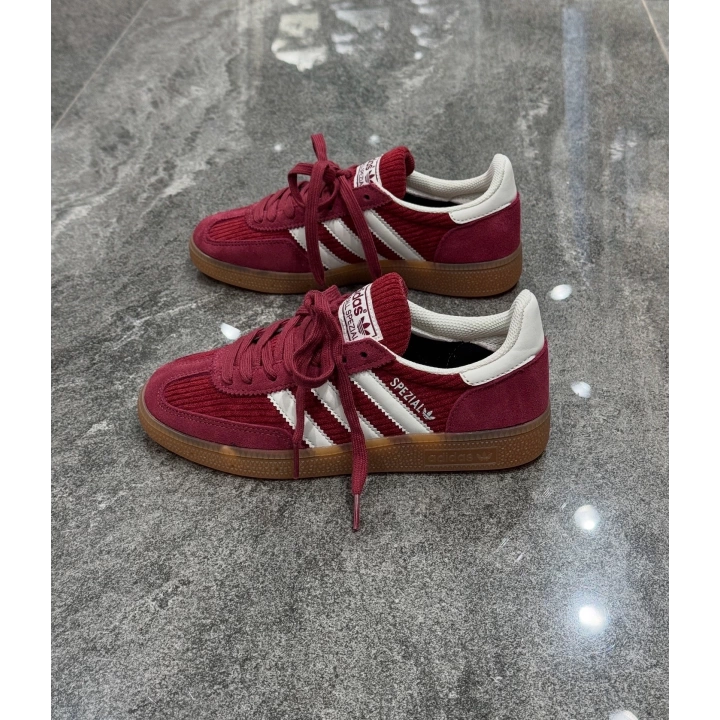 Adidas Spezial Bordo Krem Süet Detaylı Spor Ayakkabı