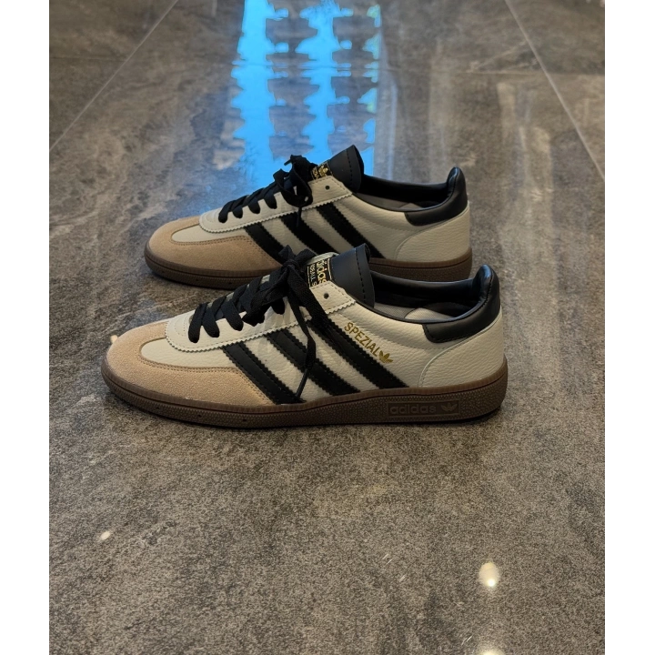 Adidas Spezıal Krem Siyah Siyah bağcık Dikiş Detaylı Spor Ayakkabı