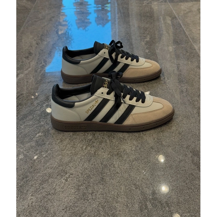 Adidas Spezıal Krem Siyah Siyah bağcık Dikiş Detaylı Spor Ayakkabı