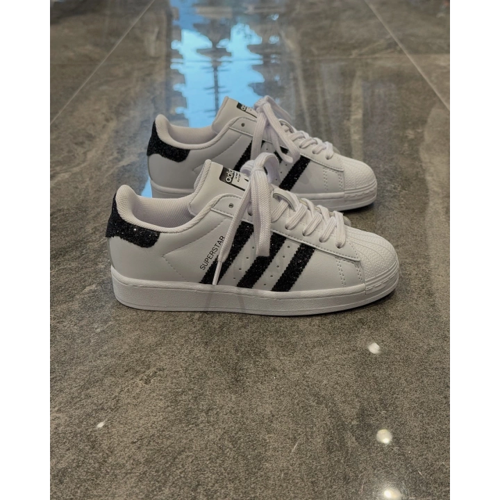 Adidas Süperstar Beyaz Siyah Ayna Spor Ayakkabı