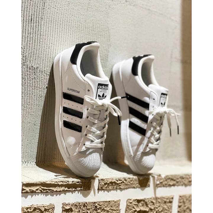 Adidas Süperstar Beyaz Siyah Simli