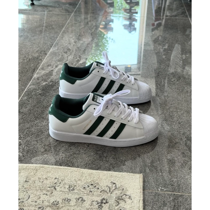 Adidas Süperstar Beyaz Yeşil