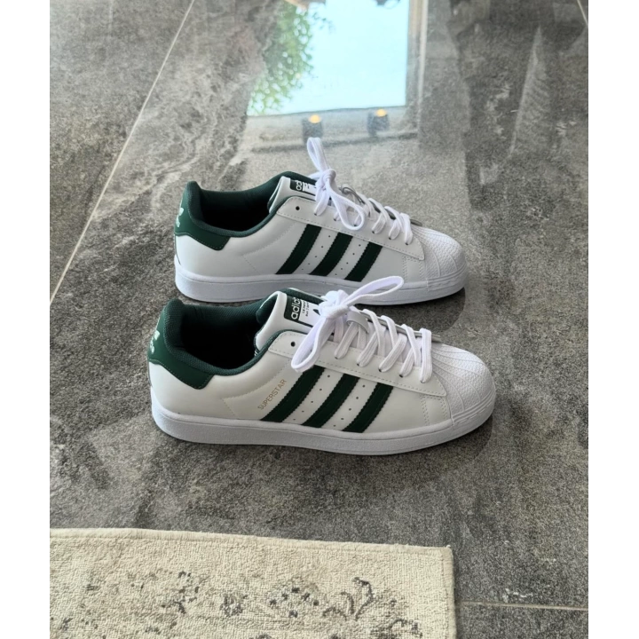 Adidas Süperstar Beyaz Yeşil