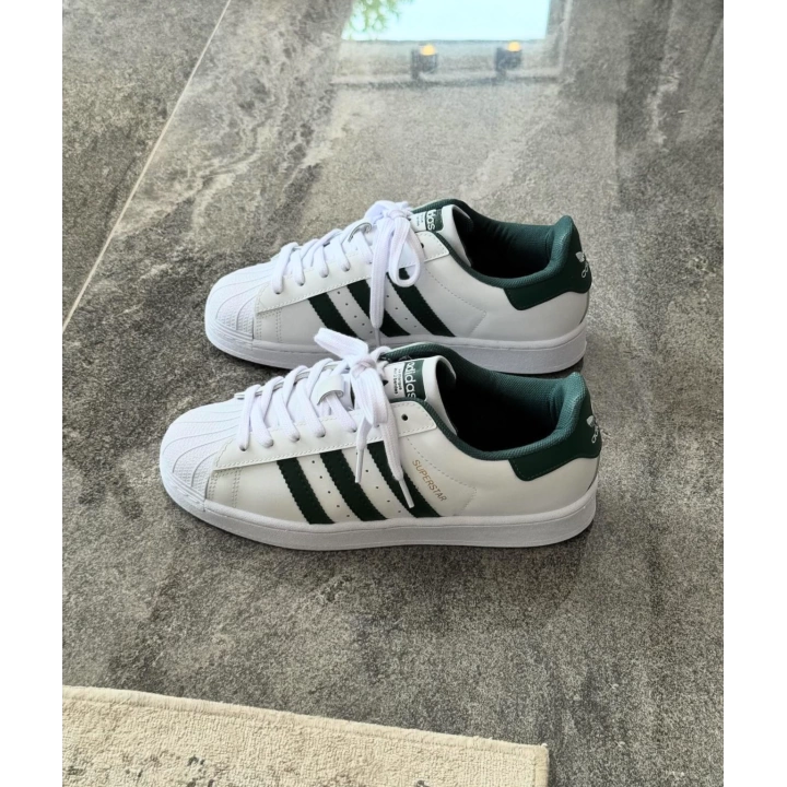 Adidas Süperstar Beyaz Yeşil