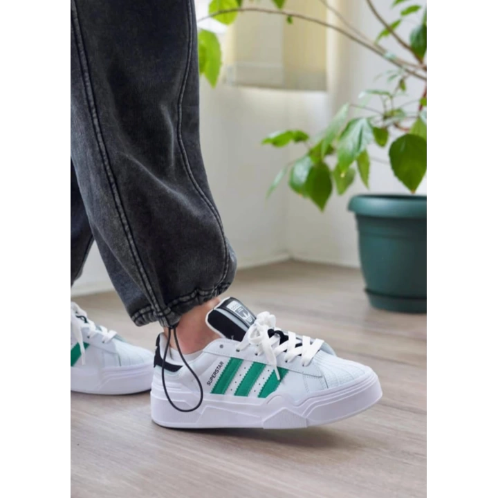 Adidas Süperstar Bravada Beyaz Yeşil Spor Ayakkabı