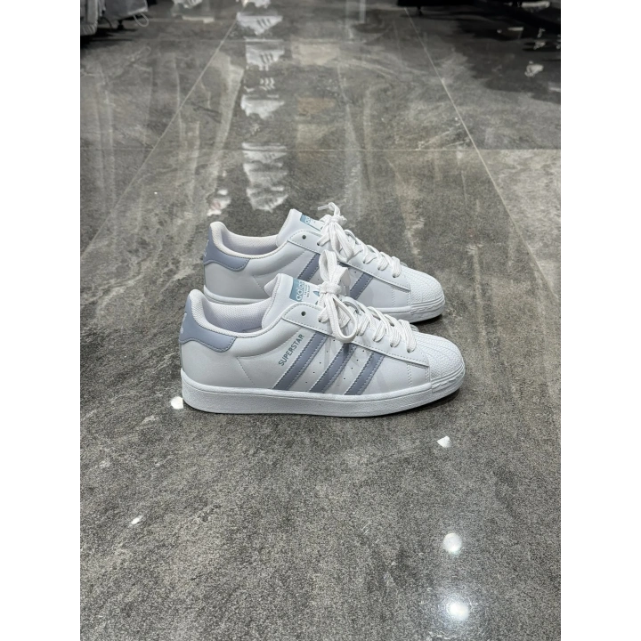 Adidas Süperstar Buz Mavi Detalı Spor Ayakkabı