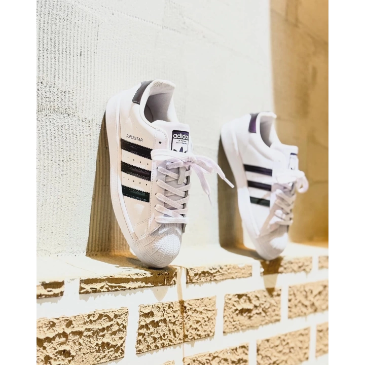 Adidas Süperstar Çok Renkli Beyaz reflektör