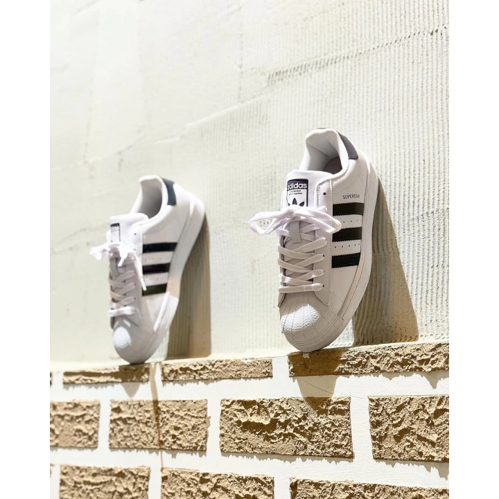 Adidas Süperstar Çok Renkli Beyaz reflektör