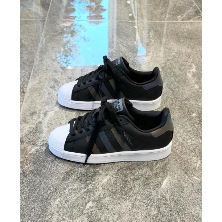 Adidas Süperstar Çok Renkli Siyah Beyaz Taban reflektör