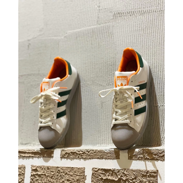 Adidas Süperstar Gri Haki Turuncu