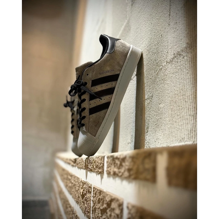 Adidas Süperstar Gri Süet Gri Taban