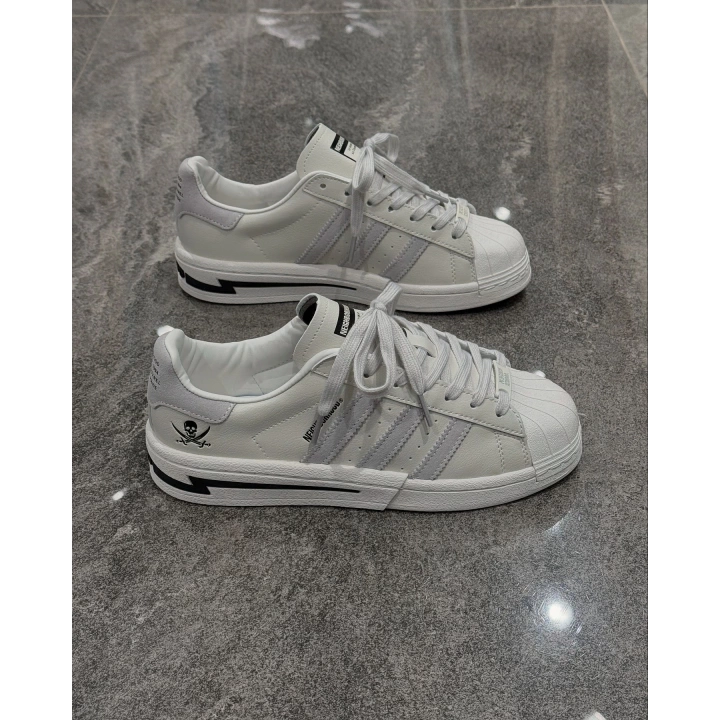 Adidas Süperstar Neıghborhood Tokyo Krem Gri Detaylı