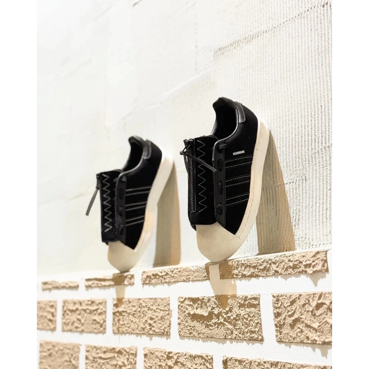 Adidas Süperstar Siyah Fermuar Detaylı