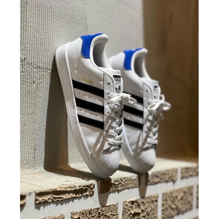 Adidas Süperstar Beyaz Siyah Sax Topuk