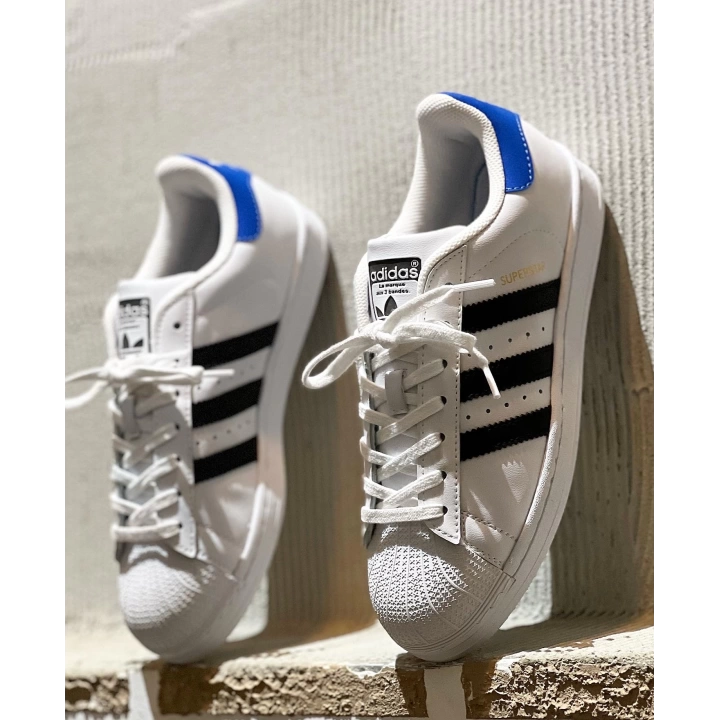 Adidas Süperstar Beyaz Siyah Sax Topuk