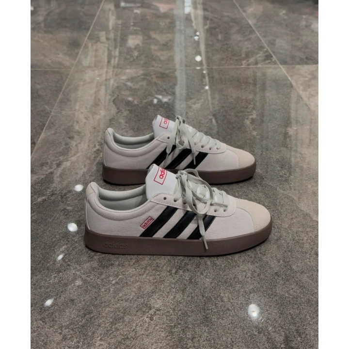 Adidas VL Court 2.0 Gri Siyah Spor Ayakkabı