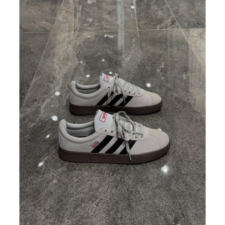 Adidas VL Court 2.0 Gri Siyah Spor Ayakkabı
