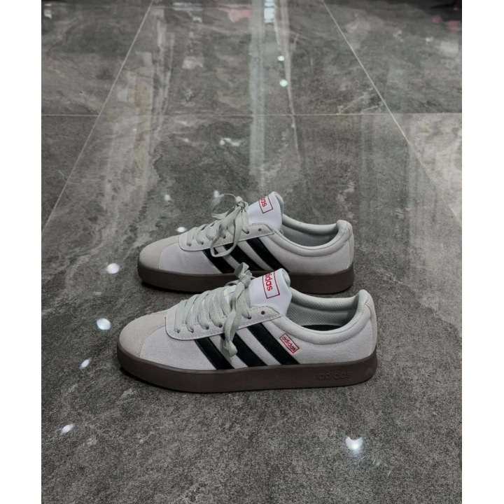 Adidas VL Court 2.0 Gri Siyah Spor Ayakkabı