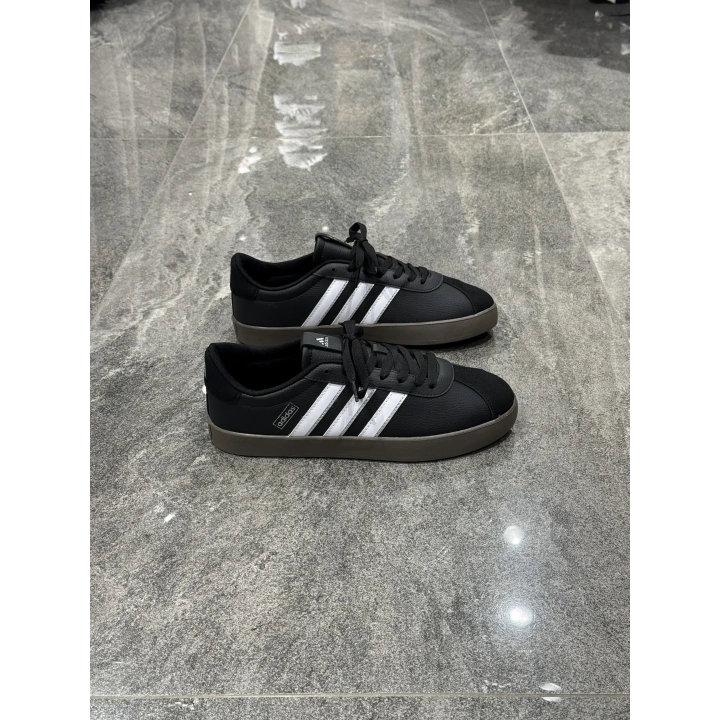 Adidas Vl Court 3.0 Deri Siyah Beyaz