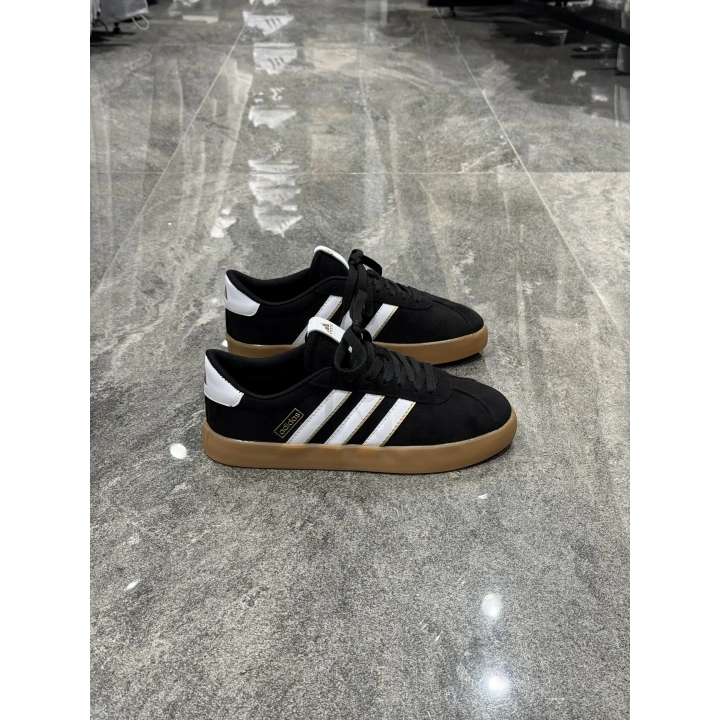 Adidas Vl Court 3.0 Süet Siyah Beyaz