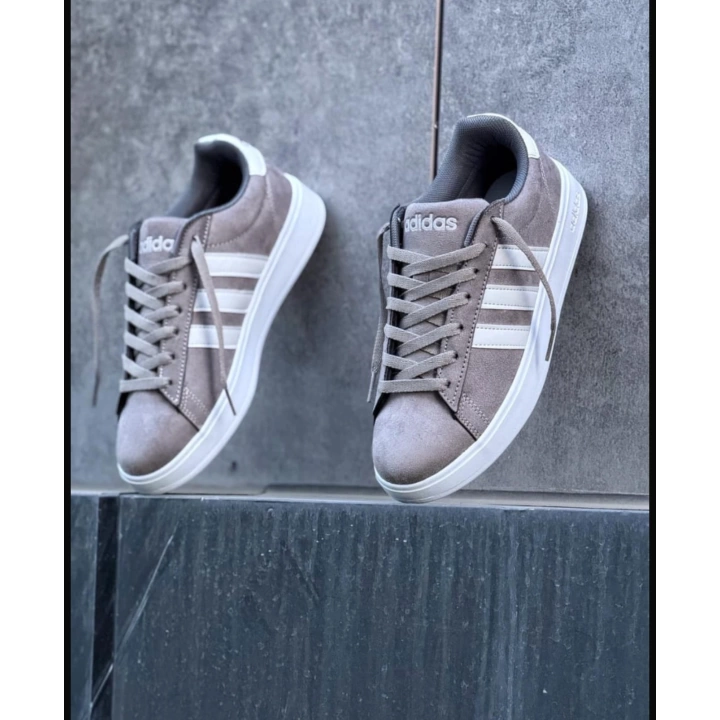 Adidas VS Pace 2.0 Koyu Gri Detaylı