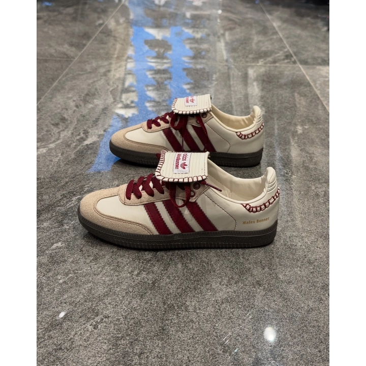 Adidas Wales Bonner Krem Bordo Dikiş Detaylı