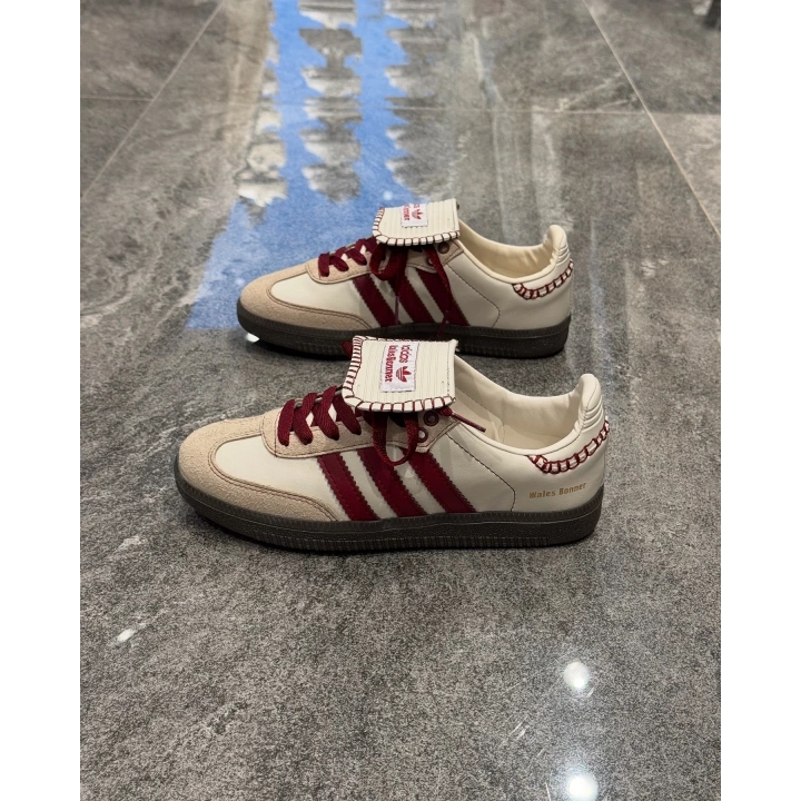 Adidas Wales Bonner Krem Bordo Dikiş Detaylı