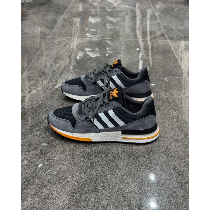 Adidas ZX 500 RM Gri Beyaz Turuncu Taban