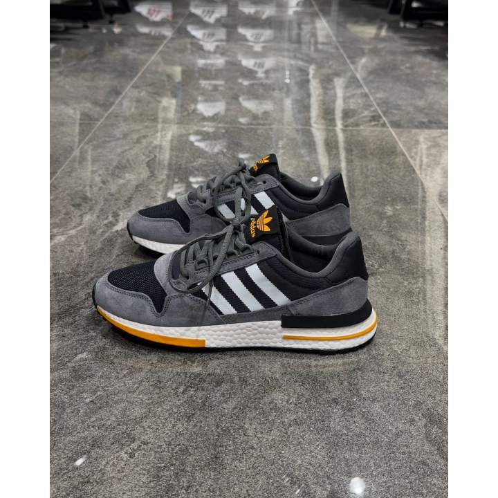 Adidas ZX 500 RM Gri Beyaz Turuncu Taban