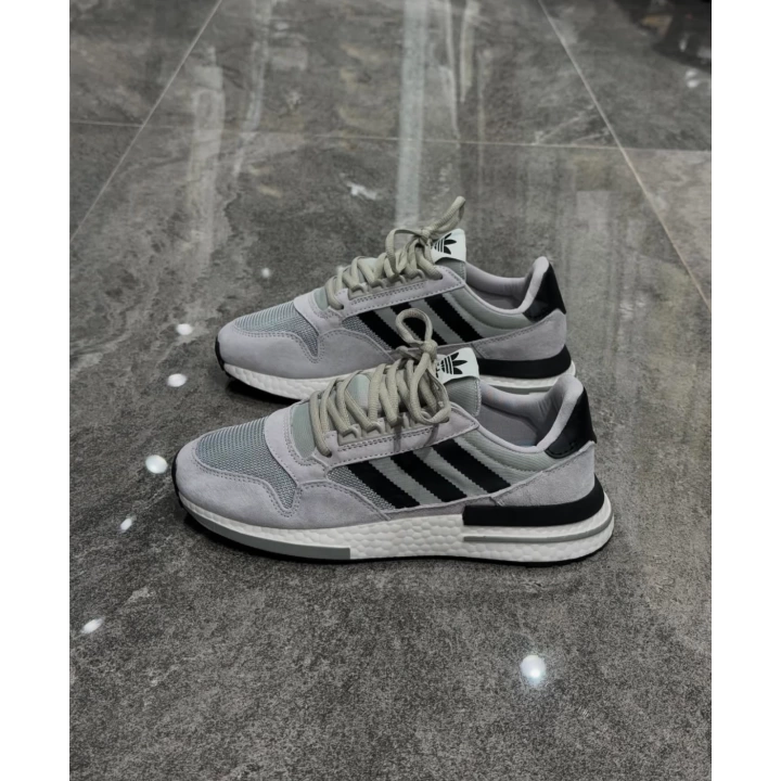 Adidas ZX 500 RM Gri Siyah Detaylı Spor Ayakkabı