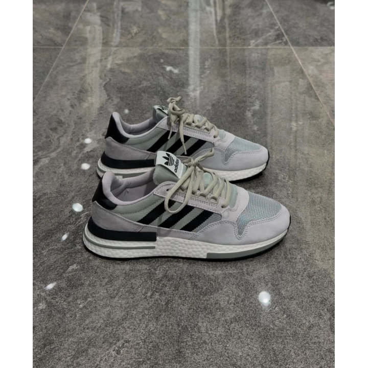 Adidas ZX 500 RM Gri Siyah Detaylı Spor Ayakkabı