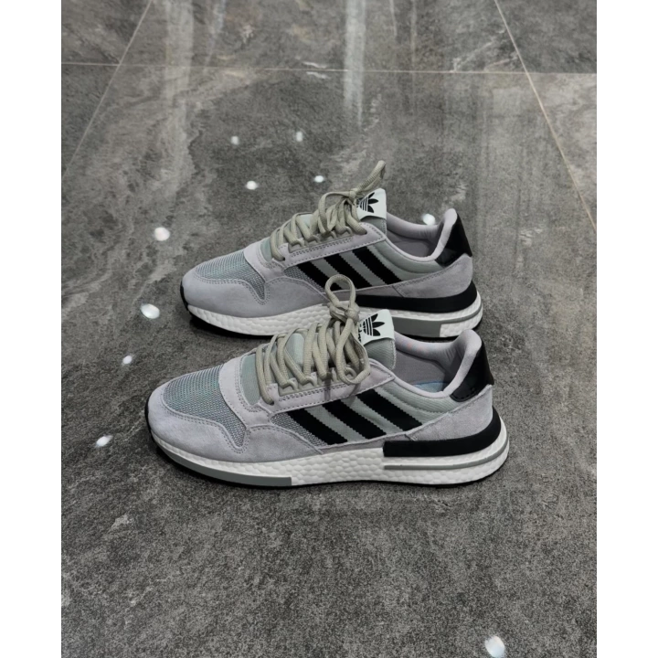 Adidas ZX 500 RM Gri Siyah Detaylı Spor Ayakkabı