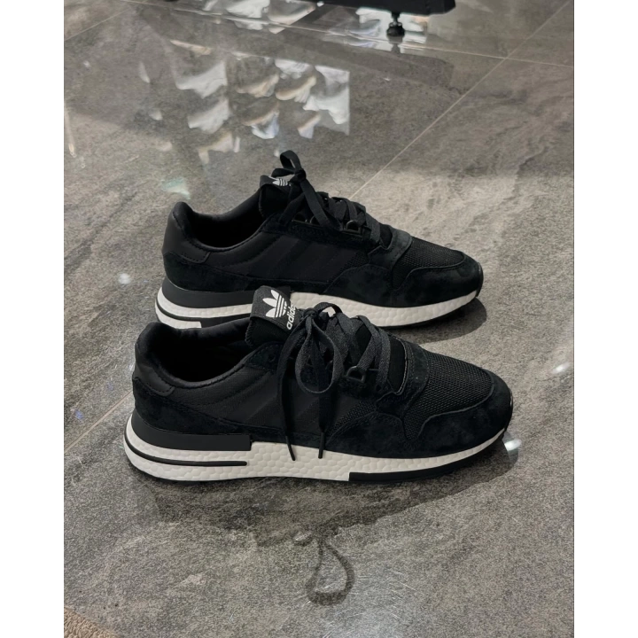 Adidas Zx 500 RM Siyah Beyaz Detaylı