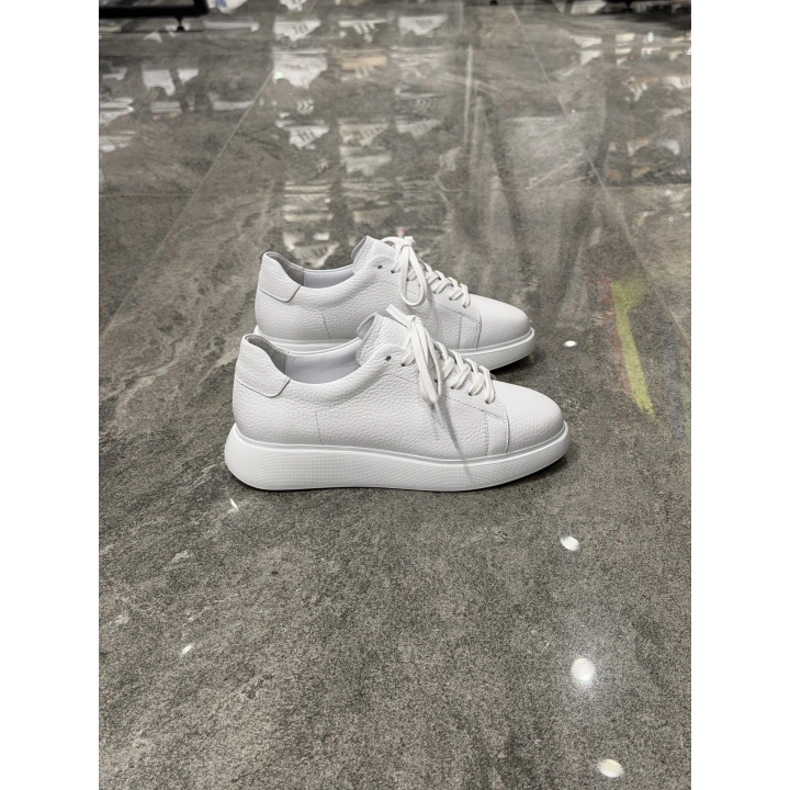 Canyon Beyaz Beyaz Detaylı Deri Sneaker