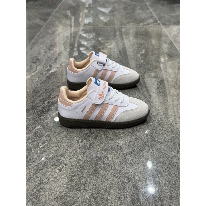 Çocuk Adidas Samba Beyaz Pembe