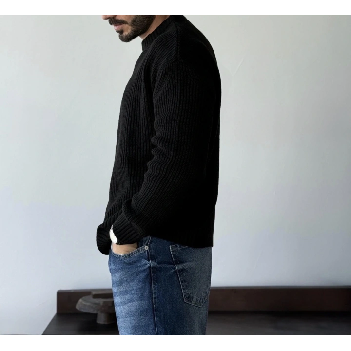 Giesto Siyah Örme Triko