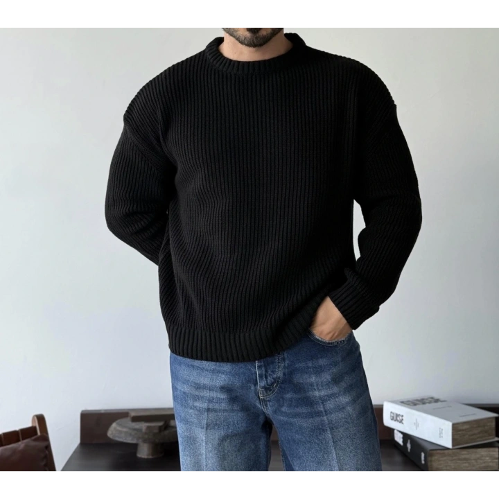 Giesto Siyah Örme Triko